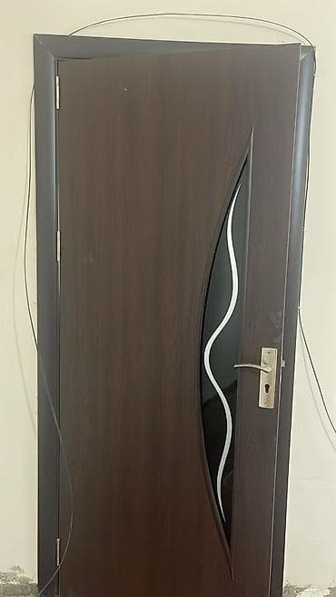 qapi darvaza: İşlənmiş Otaq qapısı 90x210 sm Zamok ilə, Zəmanətsiz, Ünvandan götürmə — 1