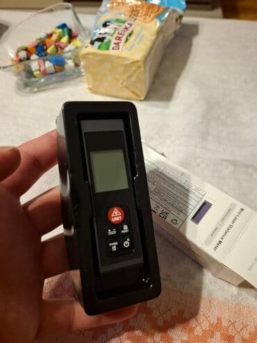 lazer aparati mini: Yeni Lazer məsafə ölçən, Hesablama funksiyalı, USB girişli — 4