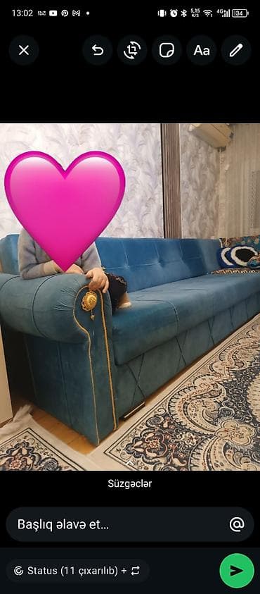 parca: Künc divan, Vеlur parça — 3