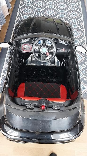 uşağ maşını: Uşaq üçün elektrikli minik maşını – model 6688 - Korpus: qara rəngli — 1