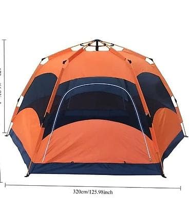 Avtomatik quraşdırılan ailəvi kamp Çadırı Real alıcıya endirim