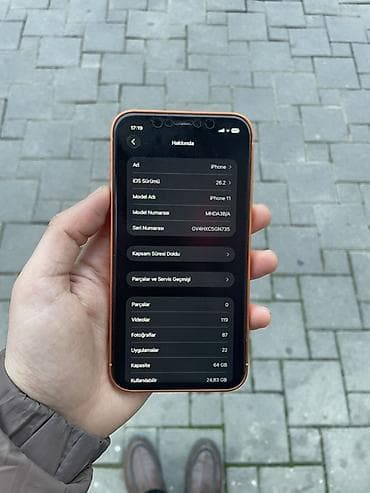 ayfon ekran sekilleri: IPhone 11, 64 GB, Narıncı, Face ID — 8