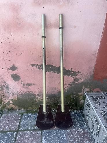 ağıllı şap: İki ədəd metal kürək/padnos tipli alət - Mişardan hazırlanmış möhkəm — 1