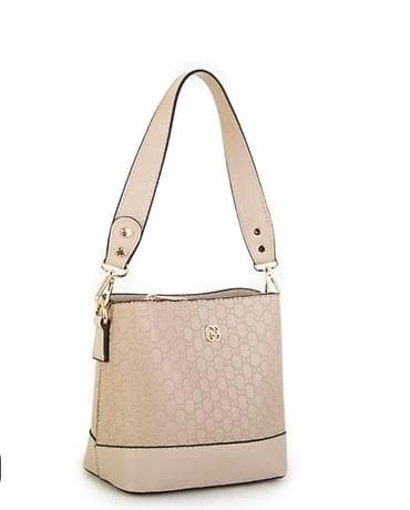 Qadın çantası – krem/açıq bej rəngli, qoltuqaltı tipli (shoulder bag)