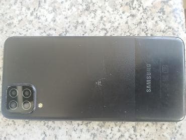 телефоны флай 505: Samsung Galaxy A12, цвет - Черный, Битый — 1