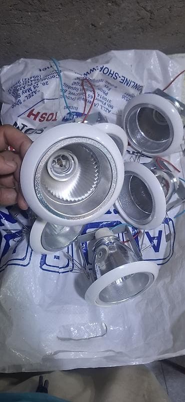 Tavan üçün daxili spot işıqlandırma korpusu (downlight). - Rəng: ağ — 4