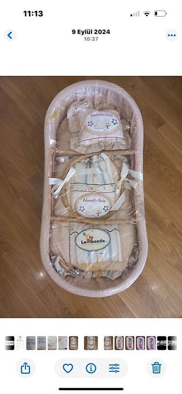 Oğlan və qız üçün, Yeni, Beşik, Dəst ilə, Matras ilə, Yellənmə mexanizmsiz