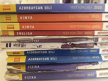 Kitablar və jurnallar: Məhsul: Abituriyent “Test Toplusu” kitabları dəsti. Şəkildə görülən — 3
