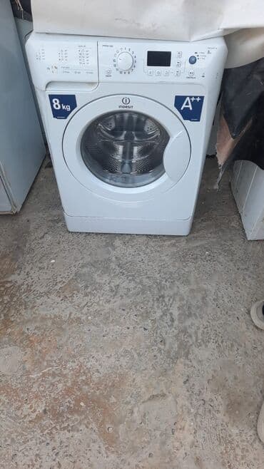 soyuducu kreditlə: Стиральная машина Indesit, 8 кг, Б/у, Автоматические, Есть сушка, Нет кредита, Платная доставка — 1