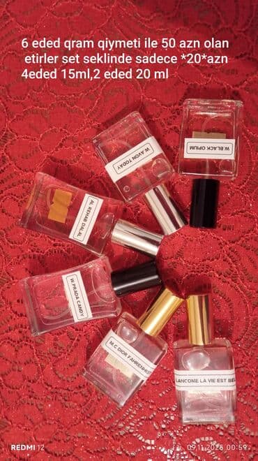 ətir qab: Ətir nümunələri və doldurulan ətirlər – geniş seçimli kolleksiya - — 3