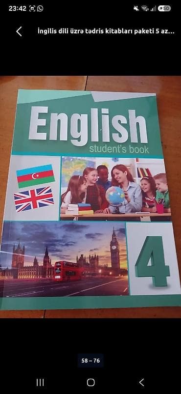 İngilis dili üzrə tədris kitabları paketi Daxildir: - Oxford Word — 8