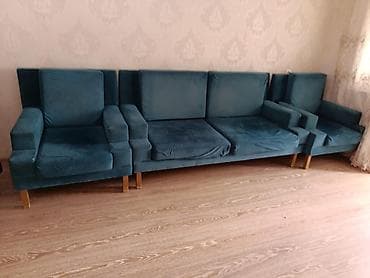 İşlənmiş, Divan, 2 kreslo