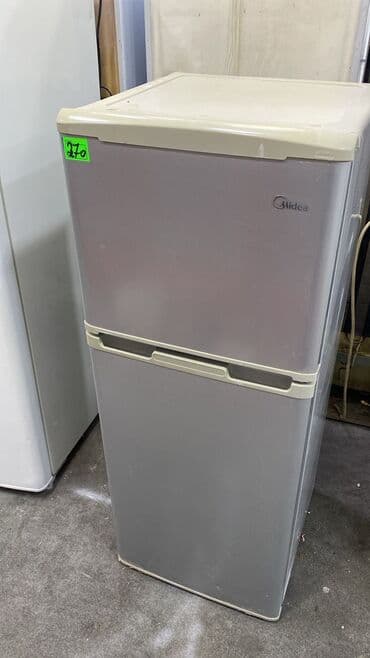 диспенсер для воды: 2 двери Midea Холодильник Продажа, цвет - Серебристый — 1