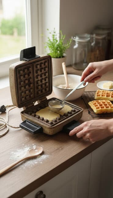 Sovet istehsalı elektrikli vafli/sandviç aparatı - Şəbəkəyə qoşulan