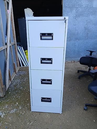 plasmas şkaf: Metall ofis fayl dolabı – 4 çekmecəli 2 denedir - Material: möhkəm — 1