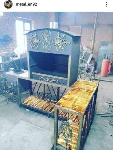 islenmis darvaza: Metal EN MMC olaraq istədiyiniz forma və ölçüde demir işlerinin — 6