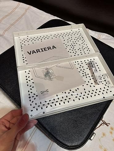 Məhsul: IKEA VARIERA – divara/qapının içinə bərkidilən metal saxlama — 3