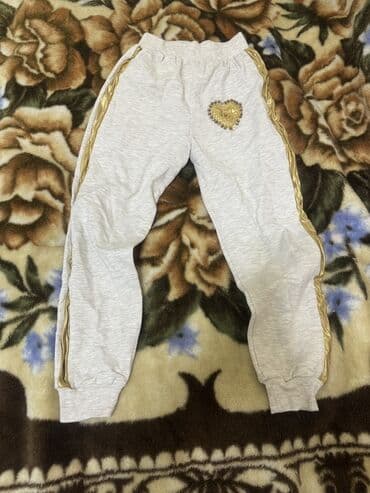 детские спортивные лосины: Uşaq şalvarları her biri 10 azn 1) Tünd boz rəngli klassik şalvar - — 6