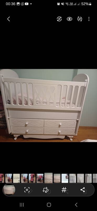 Digər uşaq mebeli: Oğlan və qız üçün, İşlənmiş, Dördbucaq, Beşik, Dəst ilə, Matras ilə, Yellənmə mexanizm ilə — 3