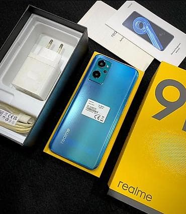 iohone 8: Realme 9i, 128 GB, rəng - Mavi, Barmaq izi — 2