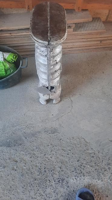 Bağ evi və bağ üçün hərşey: Döküm soba – odun/ kömürlə işləyən, dekorativ relyefli gövdə - — 1