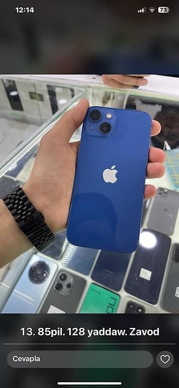 IPhone 13, 128 GB, Mavi