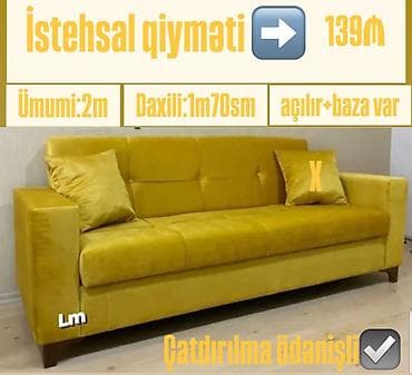 yer divanlari: DİVAN – Endirim fürsəti! İstehsal qiyməti: 139₼ Xüsusiyyətlər: - — 1
