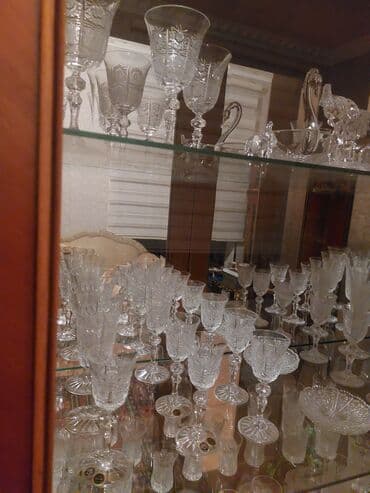 bayram papağı: Qədəhlər, rəng - Ağ, Xrustal, Çexiya — 6