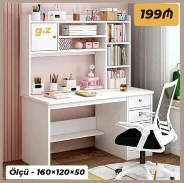 купим старую мебель: *Yazı masası 199Azn* ✔️İstehsal Rusiya Laminat 18/lik qalinliqda — 4