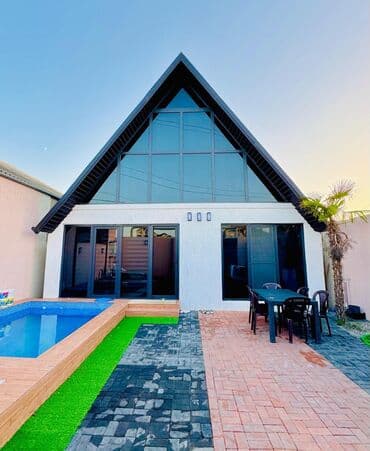 120 kv. m, 4 otaqlı, Hovuzlu, Kombi, Qaz, İşıq