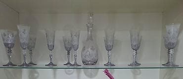 ucuz tablolar: Qədəhlər, rəng - Bej, Şüşə — 5