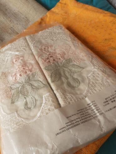 ткань для штор: Новый, Тюль, цвет - Бежевый, Самовывоз — 4