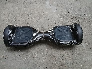 İdman və istirahət: Elektrikli balans skuteri (hoverboard) - Korpus: qara mərmər naxışlı — 1
