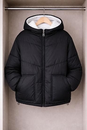 kapsonka: Iki üzlü kapsonkalı kurtka. brend geyim bağazasından 75 manata hediye — 2