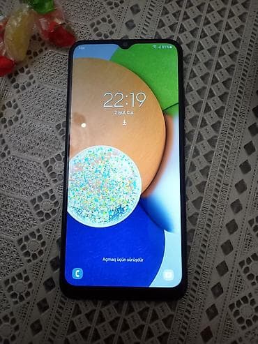 modem adaptoru: Samsung Galaxy A03, 64 GB, rəng - Qara, Sensor — 3