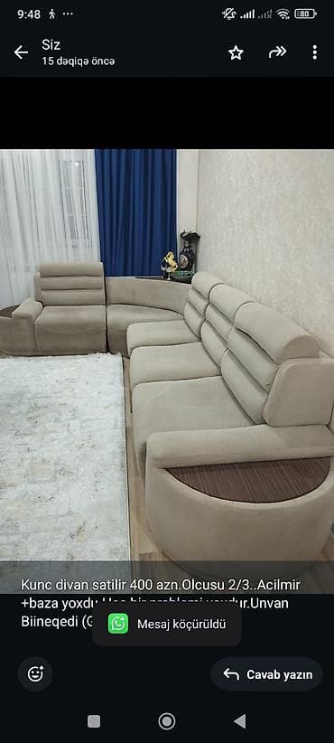 Künc divan lalafo.az -da Künc divan