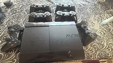 Sony PlayStation 3 Super Slim oyun konsolu + çoxlu aksesuar paketi -
