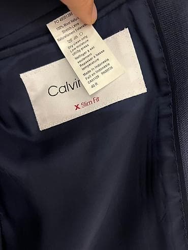 herbi geyim: Calvin Klein orijinal brendinə məxsus kostyum. 450 $ (dollara) — 4
