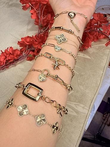 Личные вещи: Браслет, Pandora, Желтое золото, 585 проба — 1