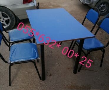 fırlanan stollar: Mətbəx üçün, Yeni, Açılmayan, Kvadrat masa — 6