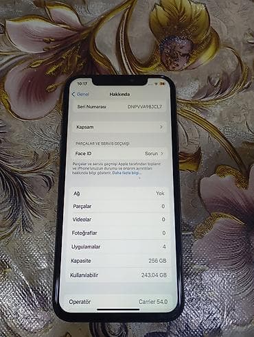 ayfon 20: IPhone X, 256 GB, Qara, Face ID — 2