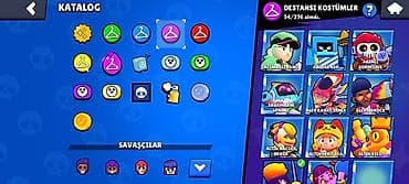 satış təmsilcisi: Brawl Stars oyunu üçün yüksək səviyyəli hesab Xüsusiyyətlər: - — 7