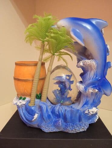 qar şəkilləri: Fiqur, Gips, rəng - Göy — 3