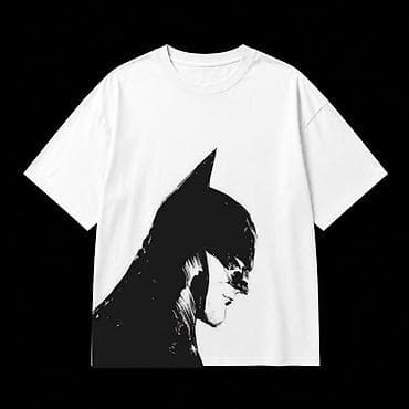 белые мужские футболки: Ağ rəngli qısaqol T‑shirt – geyinilməyib sadece sipariş gəldikdə — 1