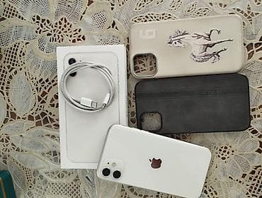 maqnit usb: IPhone 11, Ağ, Face ID — 1