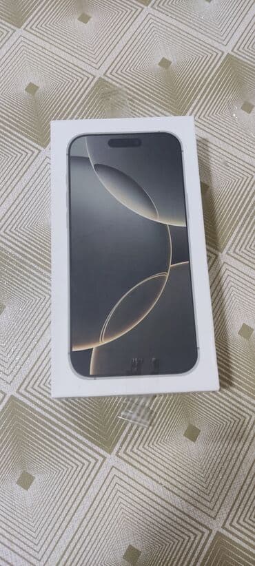 iphone 14 max qiymeti: IPhone 16 Pro, 1 TB, Gümüşü, Face ID — 2