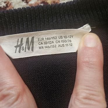 uşaq çadır: H&M uşaq sviteri - Model: V-yaxa, uzunqol klassik sviter - Rəng — 2