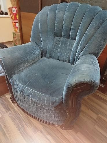 İşlənmiş, Kreslo, Vеlur parça