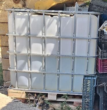 100 lük su borusu: Bak, Plastik, 1000 l l, İşlənmiş, Ünvandan götürmə — 2