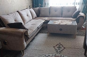 Yeni, Künc divan, Qonaq otağı üçün, Açılan